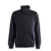 Herren Sweatshirt - Chase Neck Zip - Dark Navy / Gold, 2XL, Blau