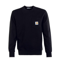 Herren Sweatshirt - Pocket - Black
