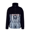 Herren Sweatshirt - Polartec Fleece - Black / Grey, 2XL, Schwarz