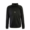 Herren Sweatshirt - Quarter 1/4 Zip - Black, M, Schwarz