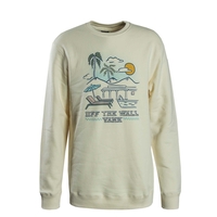 Herren Sweatshirt - Resort Crew - Antique White, M, Beige