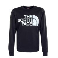 Herren Sweatshirt Standard Crew Black White
