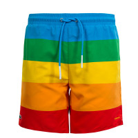 Herren Swim Short - Lacoste x Polaroid - Blau / Grün / Gelb / Orange / Rot