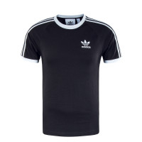 Herren T-Shirt - 3 Stripes - Black / White