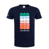 Herren T-Shirt - 3516 - Navy Multi