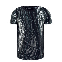 Herren T-Shirt - Black / Grey / White