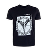 Herren T-Shirt - C2332 - Black White