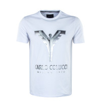 Herren T-Shirt - C3042 - White / Silver