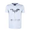 Herren T-Shirt - C3042 - White / Silver