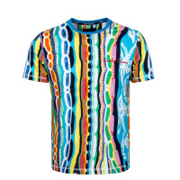 Herren T-Shirt - C3129 - Yellow / Green / Sky