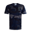 Herren T-Shirt - Camouflage AOP - Navy