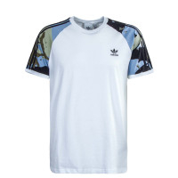 Herren T-Shirt - Camouflage Cali - White