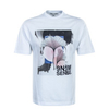 Herren T-Shirt - Flowers - White