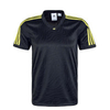 Herren T-Shirt - Jaquard Jersey - Black / Yellow