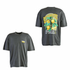 Herren T-Shirt - Kort Oversized - Vintage Grey, XL, Grau