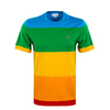 Herren T-Shirt - Lacoste x Polaroid - Blau / Grün / Gelb / Orange / Rot