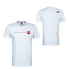 Herren T-Shirt - Never Stop Exploring - White / Red