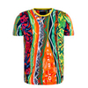 Herren T-Shirt - Orange / Green / Navy