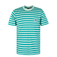 Herren T-Shirt - Scotty Pocket Stripe - Caribbean