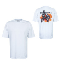 Herren T-Shirt - Shangri la Butterflies - White
