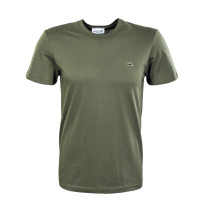 Herren T-Shirt - Short Sleeved Crew Neck - Khaki Grün
