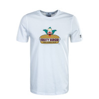 Herren T-Shirt - Simpsons Krusty Burger - White