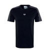 Herren T-Shirt - Sport 3 Stripe - Black / White