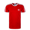 Herren T-Shirt 3 Stripes Tee Scarlet White