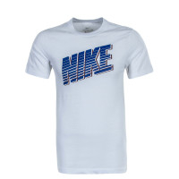 Herren T-Shirt Block CK2777 White Royal