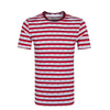Herren T-Shirt Club Stripe CV9867 Red White