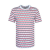 Herren T-Shirt Club Stripe CV9867 White Red