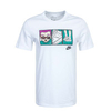 Herren T-Shirt Illustration Tee White Black