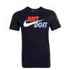 Herren T-Shirt Just Do It Swoosh AR5006 Black Mystic Red