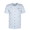 Herren T-Shirt Multi Color CW0477 White