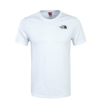 Herren T-Shirt Red Box White