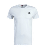 Herren T-Shirt Simple Dome White