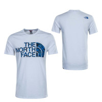 Herren T-Shirt Standard White Blue