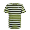 Herren T-Shirt Stripe Asparagus