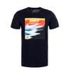 Herren T-Shirt Summer Photo Black