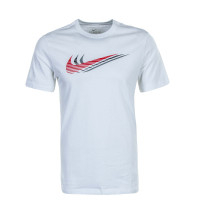 Herren T-Shirt Swoosh CK4278 White Red