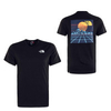 Herren T-Shirt Throwback Tee Black