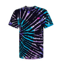 Herren T-Shirt Tie Dye LBR Black Baltic Hyper Pink