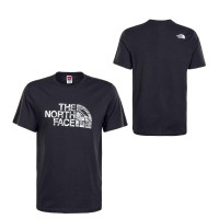 Herren T-Shirt Wood Dome - Black / White