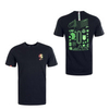 Herren T-Shirt Worldwide Globe Black