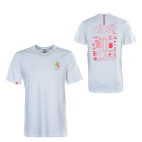 Herren T-Shirt Worldwide Globe White