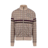 Herren Trainingsjacke - DMWU Tartan Tracktop - Beige