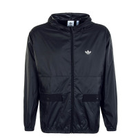 Herren Windbreaker Light Black White