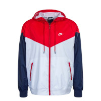 Herren Windbreaker White White