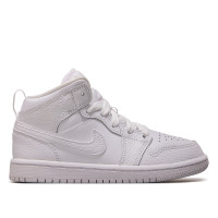 Kinder Sneaker Jordan 1 Mid PS White