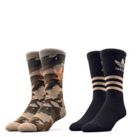 Socken Camouflage Crew Hemp Black